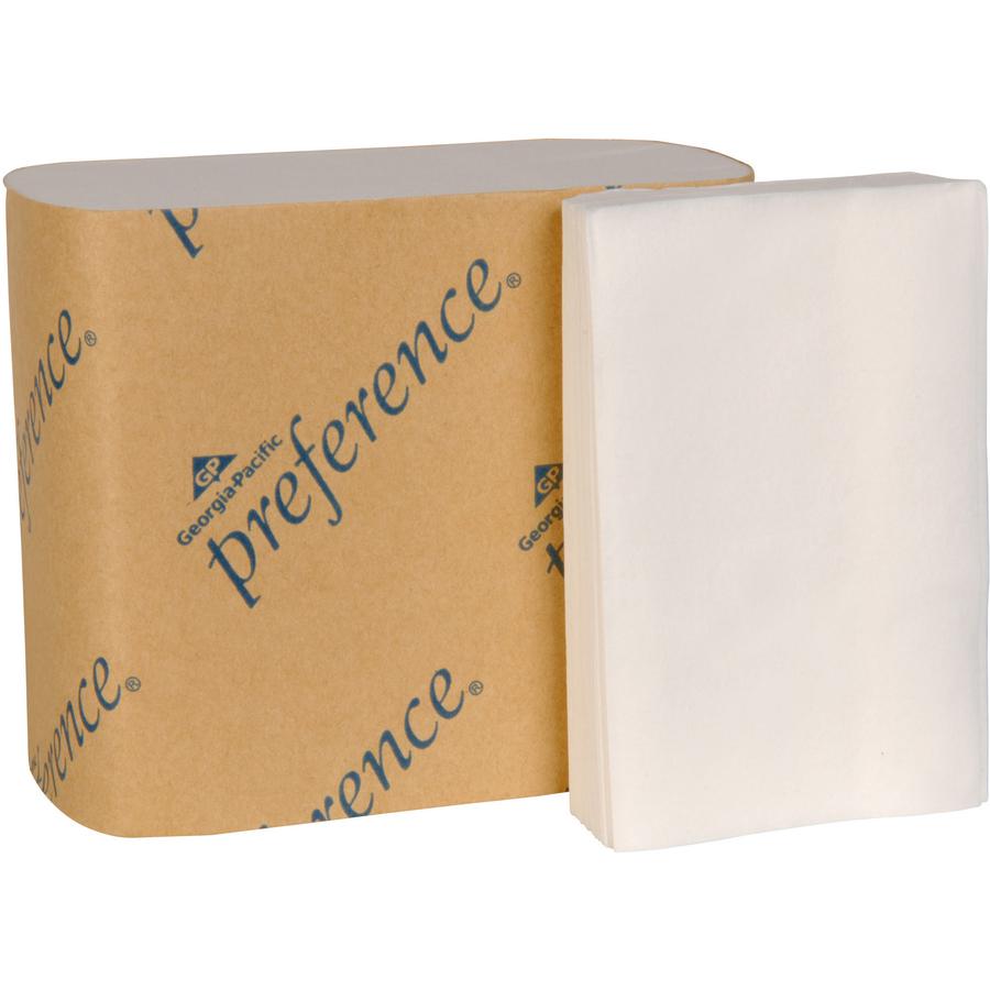Preference Interfold Toilet Paper - 2 Ply - Interfolded - 4" x 5" - White - Durable - For Office Building, School, Public Facilities - 60 / Carton. Picture 3