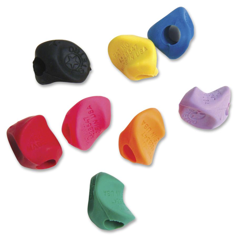 Moon Products Moon Pencil Molded Pencil Grips - Polyurethane - Assorted - 36 / Pack. Picture 3