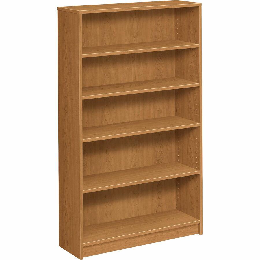 HON 1870 Series Bookcase - 5 Shelf(ves) - 60.1" Height x 36" Width x 11.5" DepthFloor - Durable, Sturdy, Square Corner, Abrasion Resistant, Adjustable, Stain Resistant, Spill Resistant, Scratch Resist. Picture 2