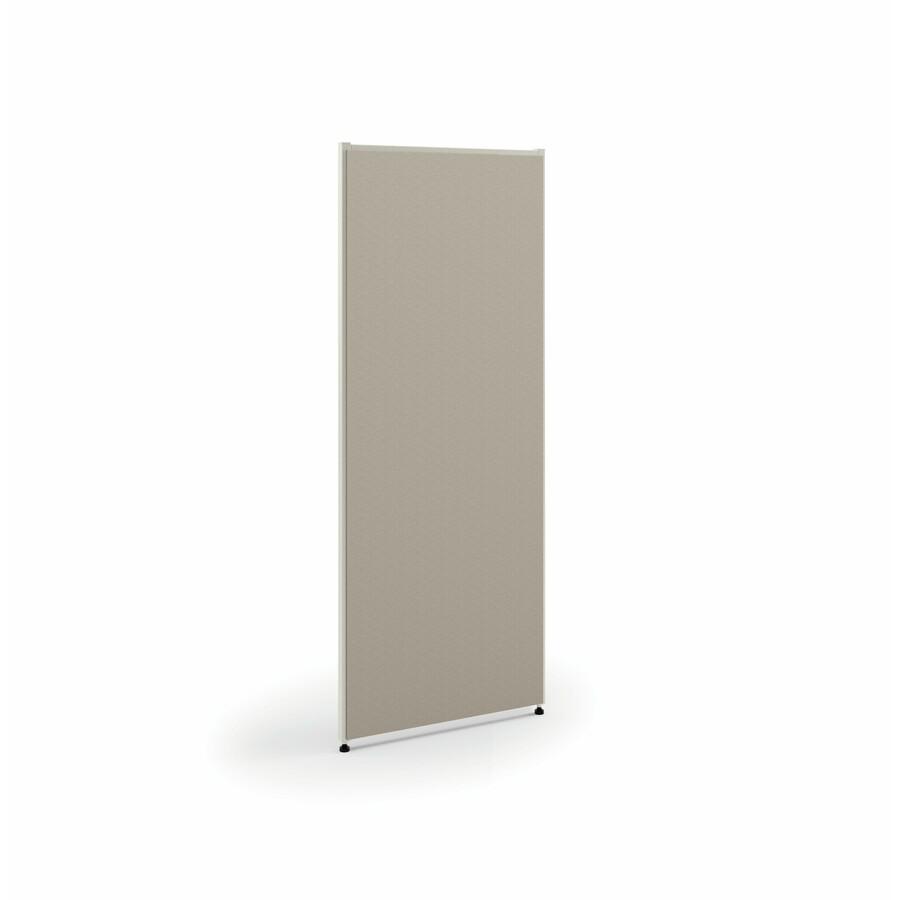 HON Verse HBV-P6036 Panel - 36" Width x 60" Height - Metal, Plastic, Fabric - Light Gray, Gray. Picture 4
