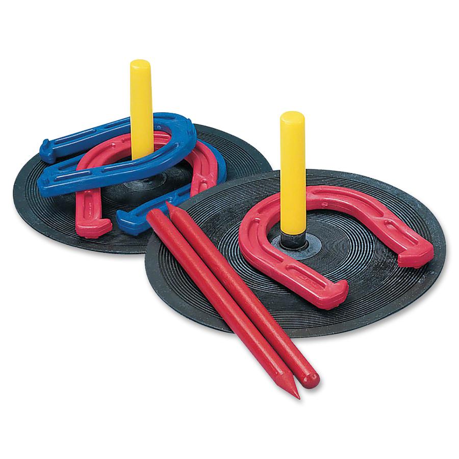 Champion Sports Rubber Horseshoe Set - Sports - Assorted - Rubber, Plastic, Metal. Picture 7