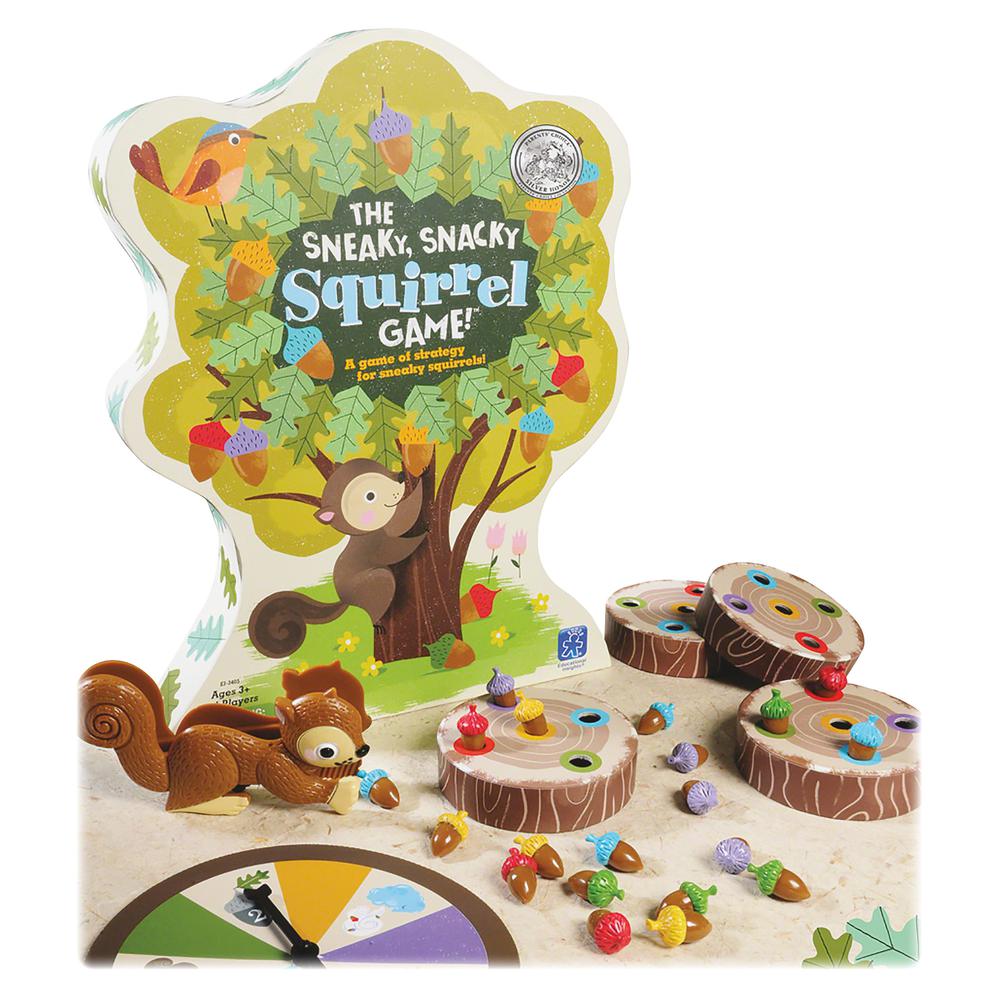 Educational Insights Sneaky Snacky Squirrel Game - Theme/Subject: Animal - Skill Learning: Eye-hand Coordination, Sorting, Matching, Strategic Thinking, Fine Motor, Handwriting - 3-5 Year. Picture 3