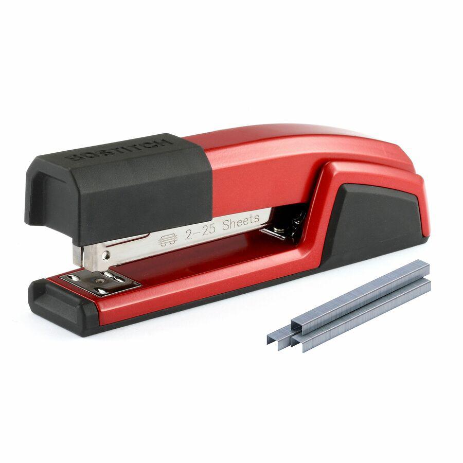 Bostitch Epic Stapler - 25 Sheets Capacity - 210 Staple Capacity - Full Strip - Red. Picture 3