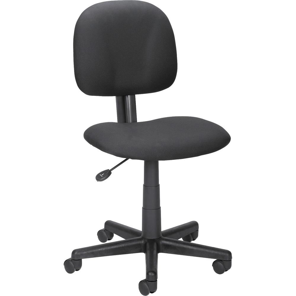 Lorell Multi-task Chair - 5-star Base - Black - Fabric - 1 Each. Picture 3