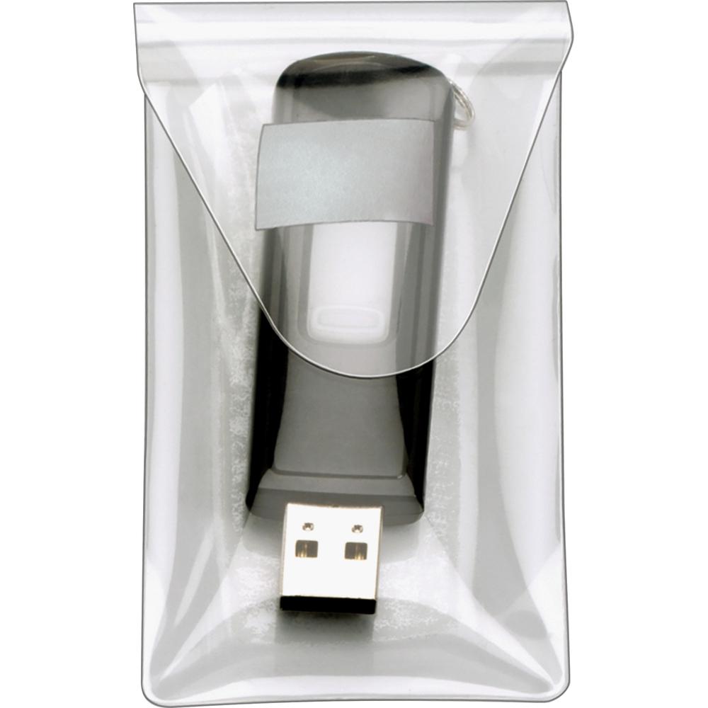 Cardinal Holdit! Clear USB Poly Pocket - Poly - Clear. Picture 2