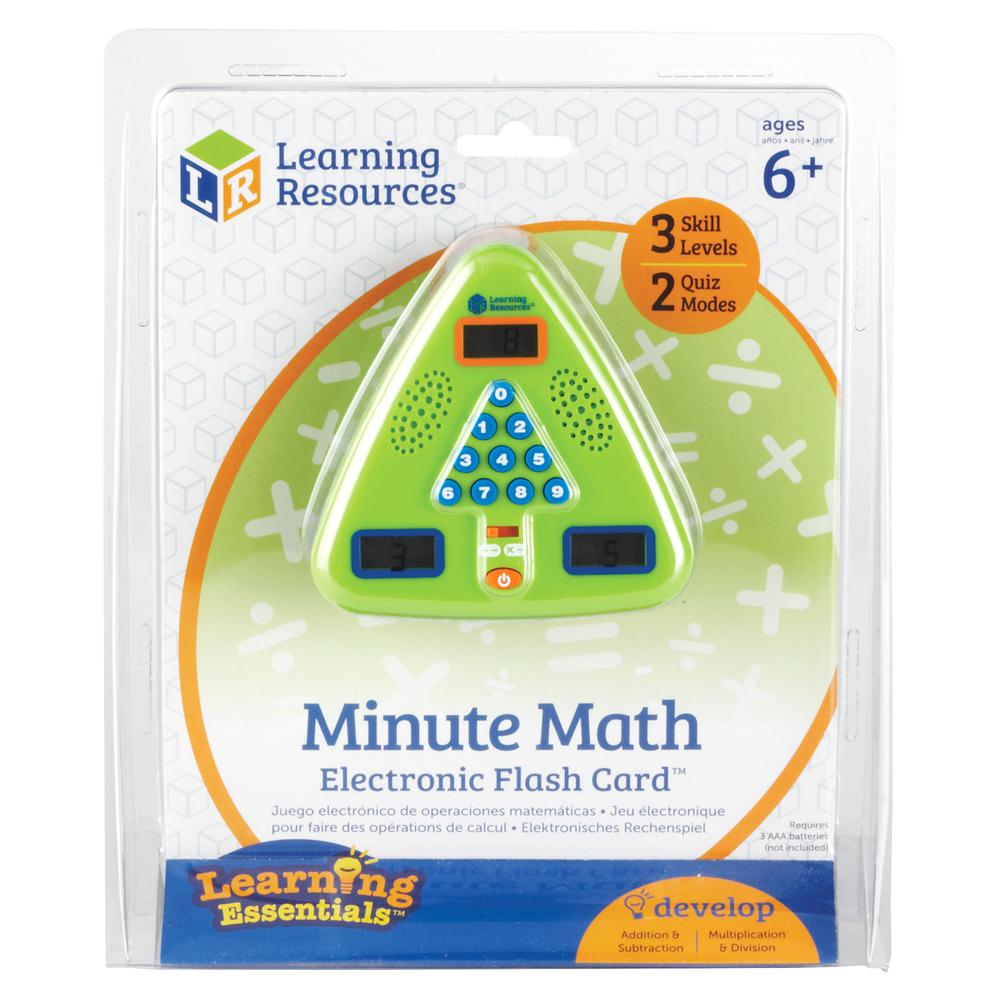 Learning Resources Minute Math Electronic Flash Card - Skill Learning: Equation Solving, Visual Processing, Audio Feedback, Addition, Subtraction, Multiplication, Division, Number, Mathematics, Algebr. Picture 4
