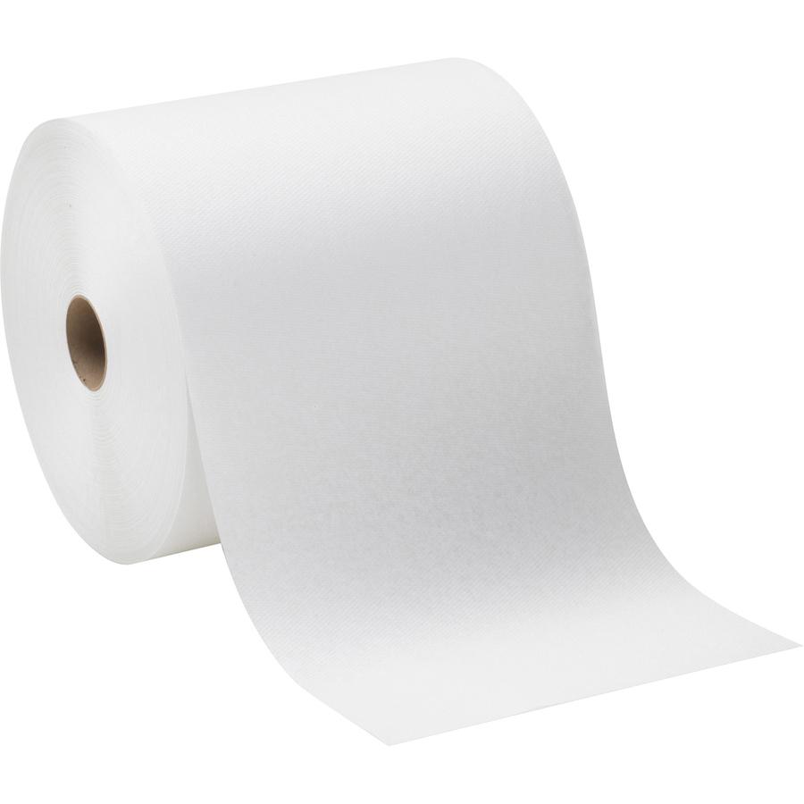 Pacific Blue Select Recycled Paper Towel Roll - 7.88" x 1000 ft - 1000 Sheets - 1.62" Core - White - Paper - 6 / Carton. Picture 3