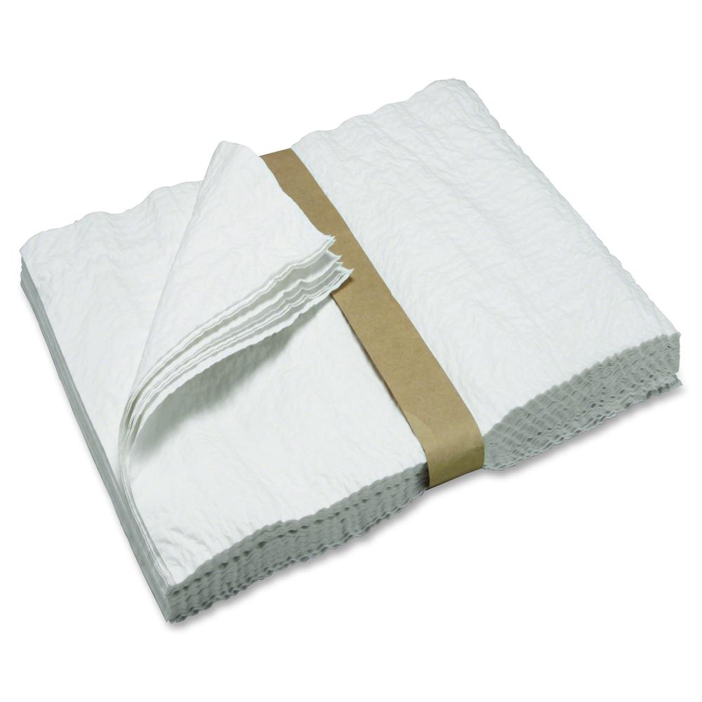 SKILCRAFT General Purpose Towels - 4 Ply - 13" x 18" - White - Paper, Nylon - Absorbent, Disposable - 1000 - 1000 / Box. Picture 2