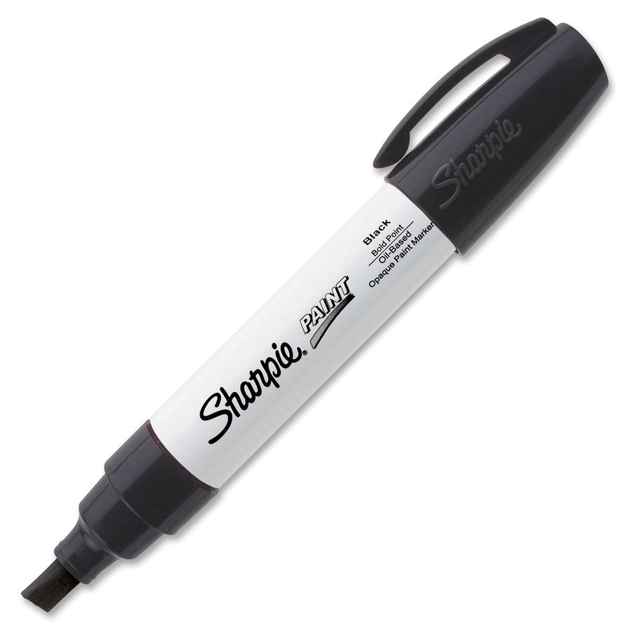 Sharpie Oil-Based Paint Marker - Bold Point - Bold Marker Point - Black Oil Based Ink - 1 Each. Picture 2