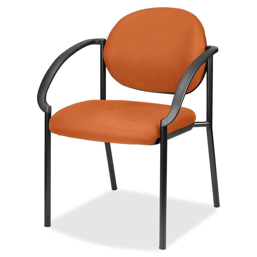 Eurotech Dakota 9011 Stacking Chair - Mango Fabric Seat - Mango Fabric Back - Steel Frame - Four-legged Base - 1 Each. Picture 6