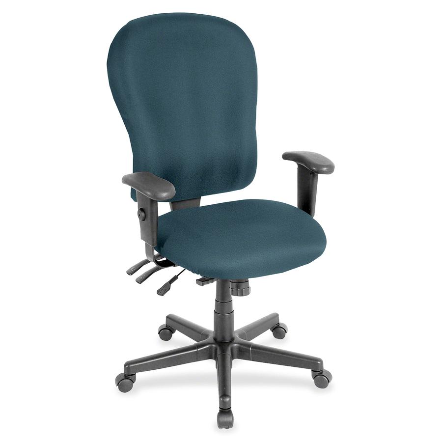 Eurotech 4x4 XL FM4080 High Back Executive Chair - Palm Fabric Seat - Palm Fabric Back - 5-star Base - 1 Each. Picture 2
