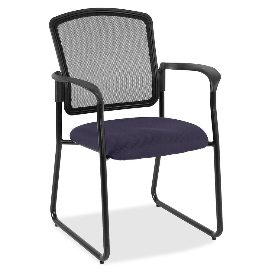 Eurotech Dakota 2 7055SB Guest Chair - Winery Fabric Seat - Steel Frame - Sled Base - 1 Each. Picture 2