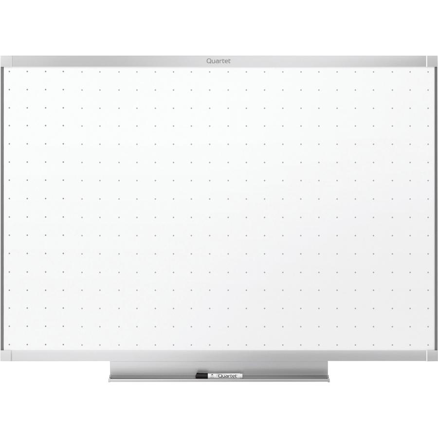 Quartet Prestige 2 Dry-Erase Board - 48" (4 ft) Width x 36" (3 ft) Height - White Surface - Silver Aluminum Frame - Horizontal - 1 Each. Picture 4
