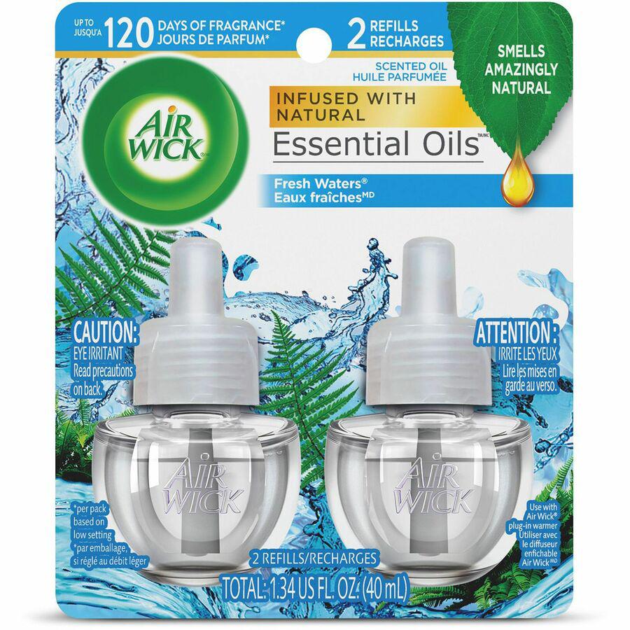 Air Wick Scented Oil Warmer Refill - Oil - 0.7 fl oz (0 quart) - Freshwater - 60 Day - 2 / Pack. Picture 7