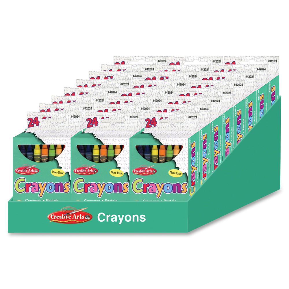 CLI Creative Arts Crayons Display - Assorted - 1 / Display Box. Picture 3