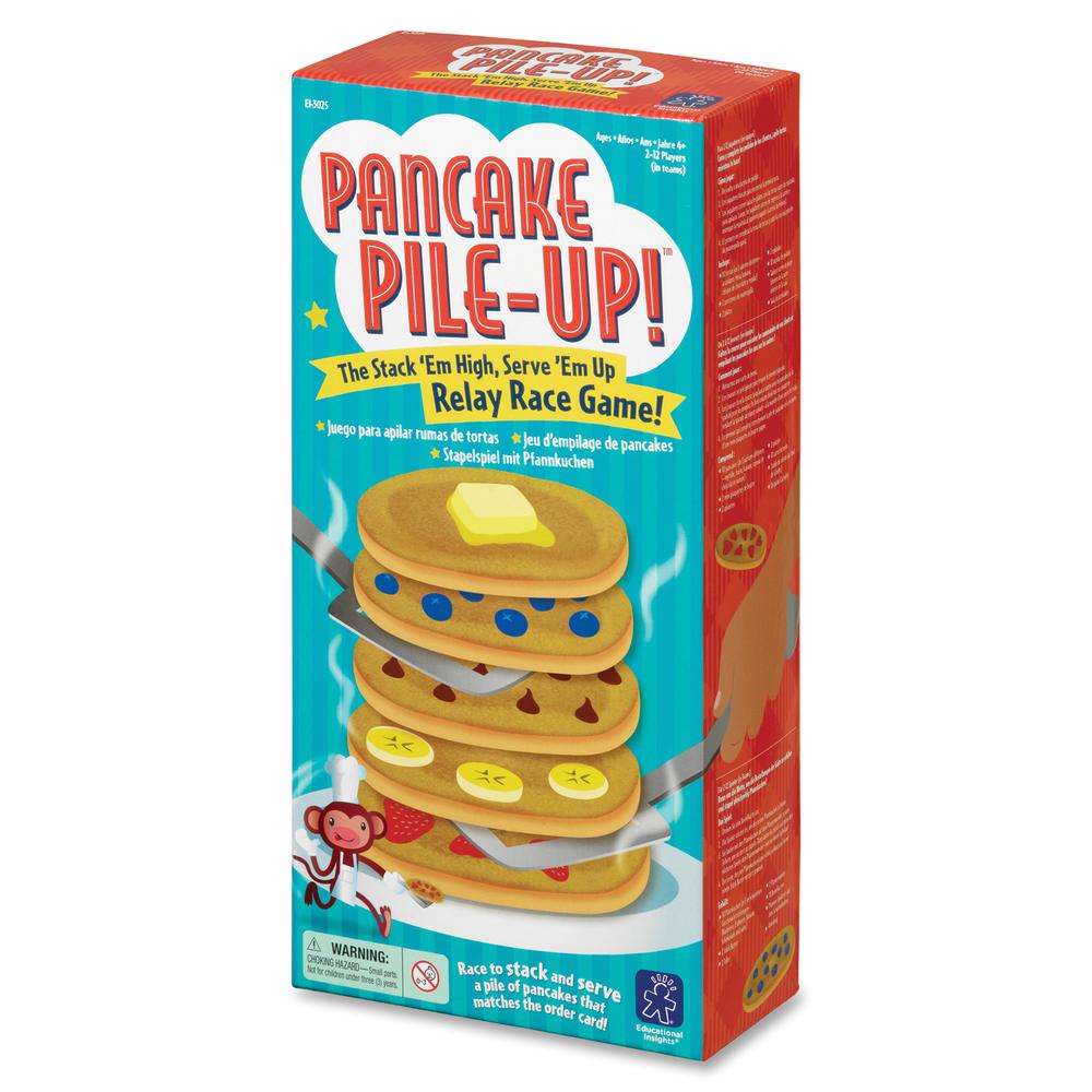 Educational Insights Pancake Pile-Up Relay Race Game - Assorted. Picture 2