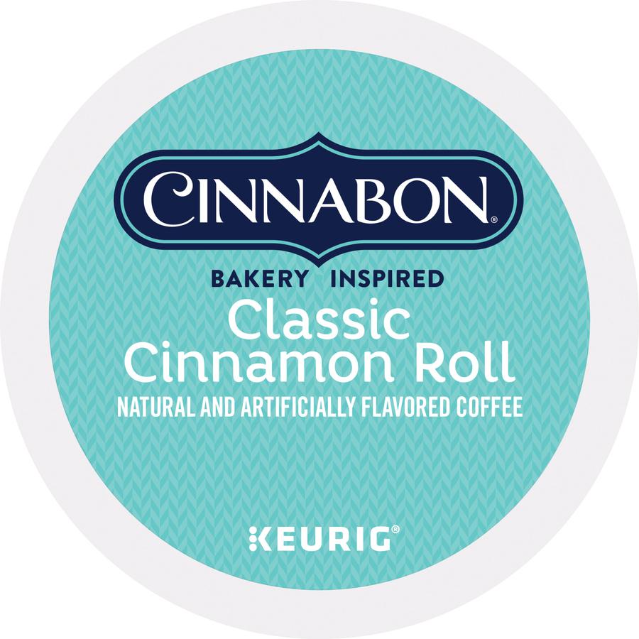 Cinnabon&reg; K-Cup Classic Cinnamon Roll - Compatible with Keurig Brewer - Light - 24 / Box. Picture 3