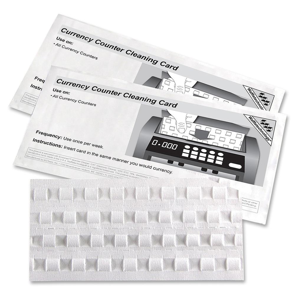 Royal Sovereign currency counter cleaning cards with Waffletechnology - For Currency-counting Machine - 15 / Pack. Picture 2