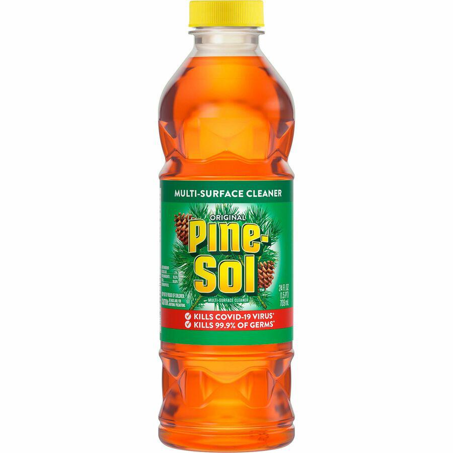 Pine-Sol All Purpose Multi-Surface Cleaner - Liquid - 24 fl oz (0.8 quart) - Original ScentBottle - 1 Each - Amber. Picture 5