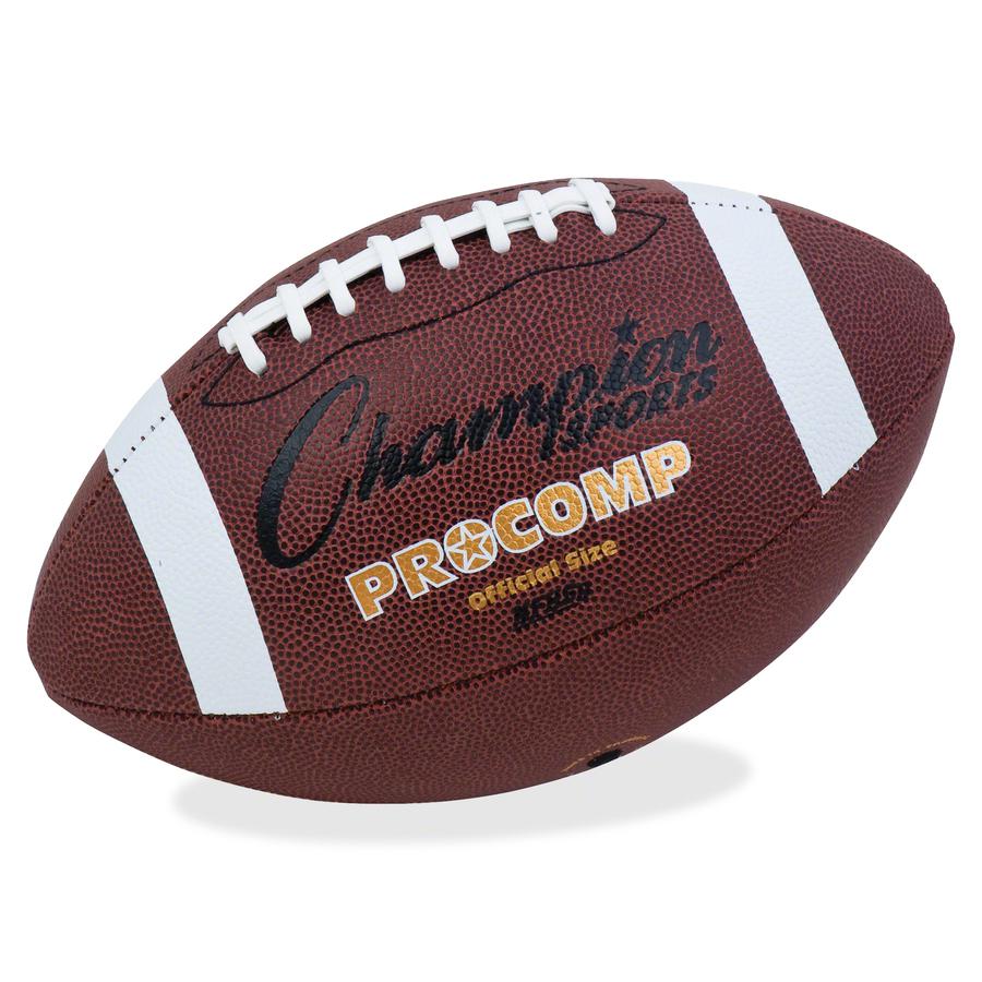 Champion Sports Official Size Pro Composition Football - 11.50" - Official - 1  Each. Picture 2