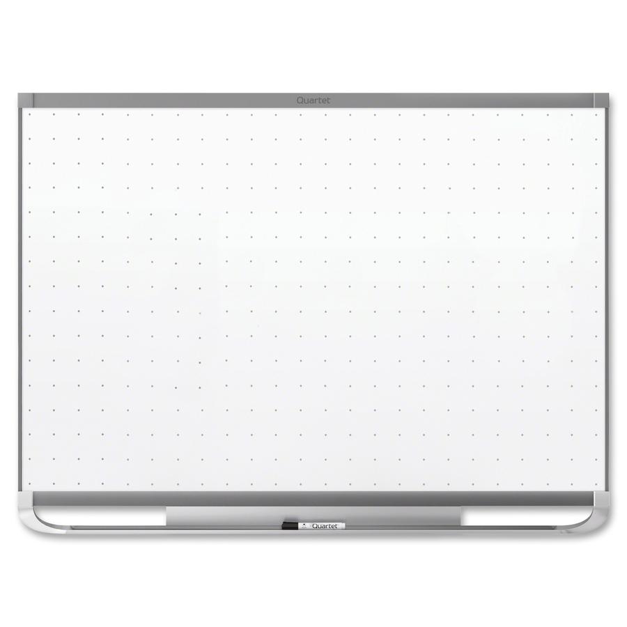 Quartet Prestige 2 Total Erase Magnetic Whiteboard - 48" (4 ft) Width x 36" (3 ft) Height - White Surface - Graphite Frame - Horizontal - Magnetic - 1 Each. Picture 2