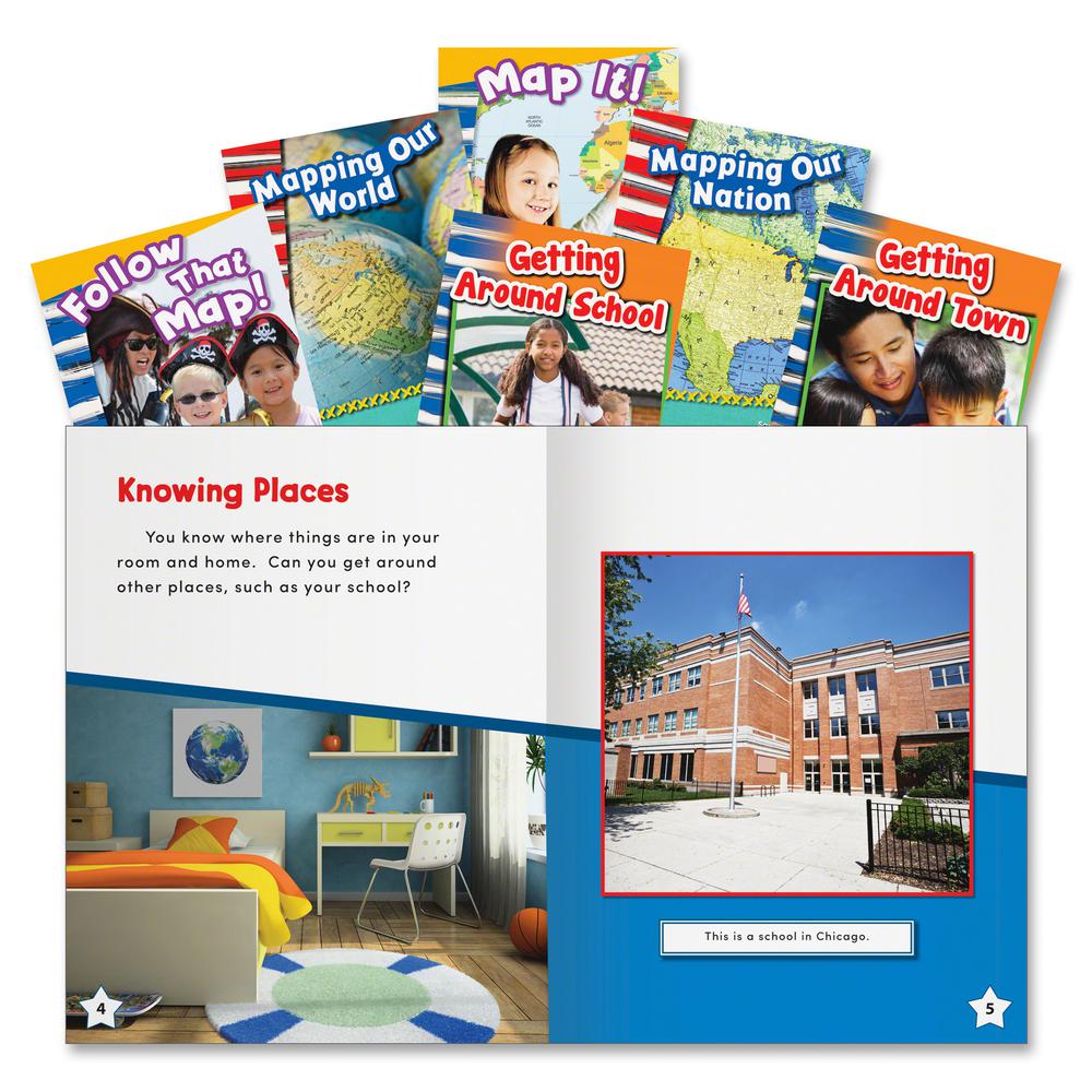 Shell Education Education Let's Map It! Six Book Set Printed Book - Book - Grade K-3. Picture 2