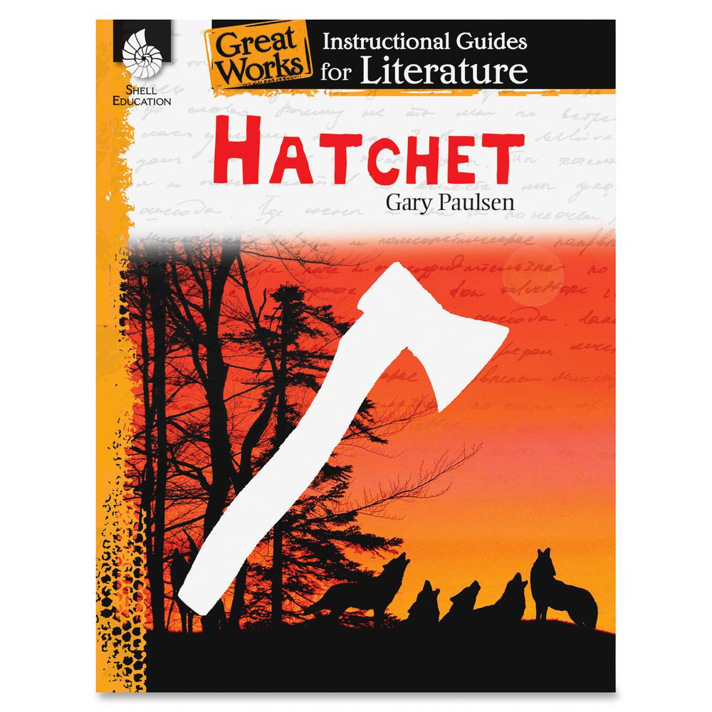 Shell Education Hatchet: An Instructional Guide Printed Book by Gary Paulsen - Shell Educational Publishing Publication - Book - Grade 4-8. Picture 2