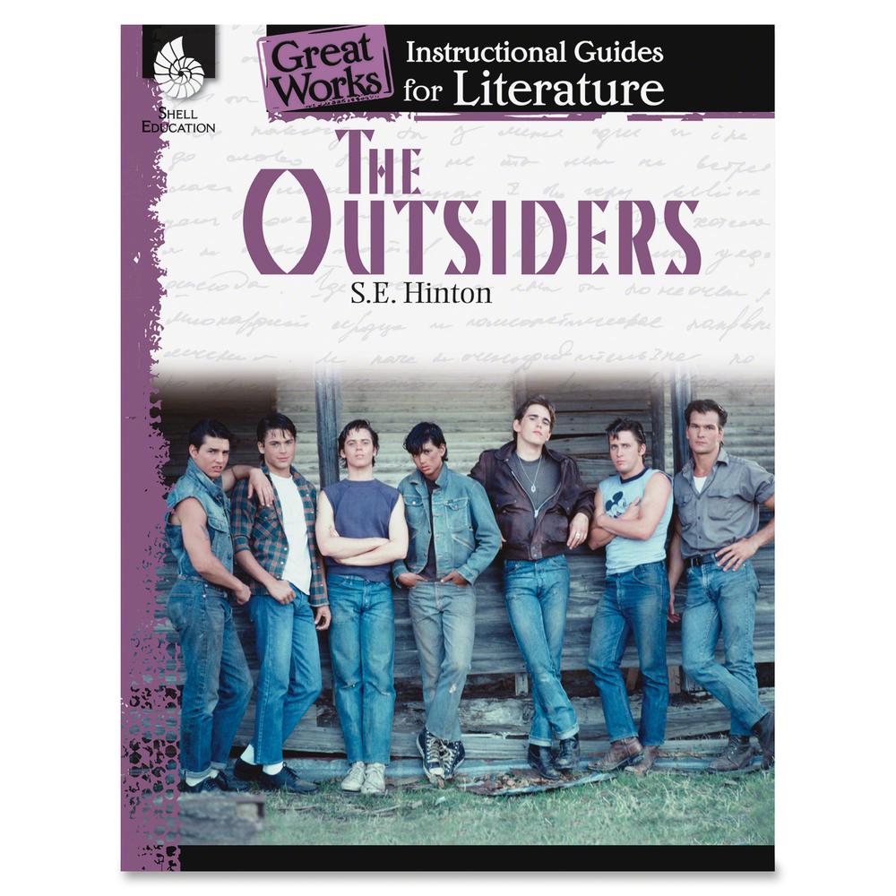 Shell Education The Outsiders An Instructional Guide Printed Book by S.E. Hinton - Shell Educational Publishing Publication - Book - Grade 9-12. Picture 2