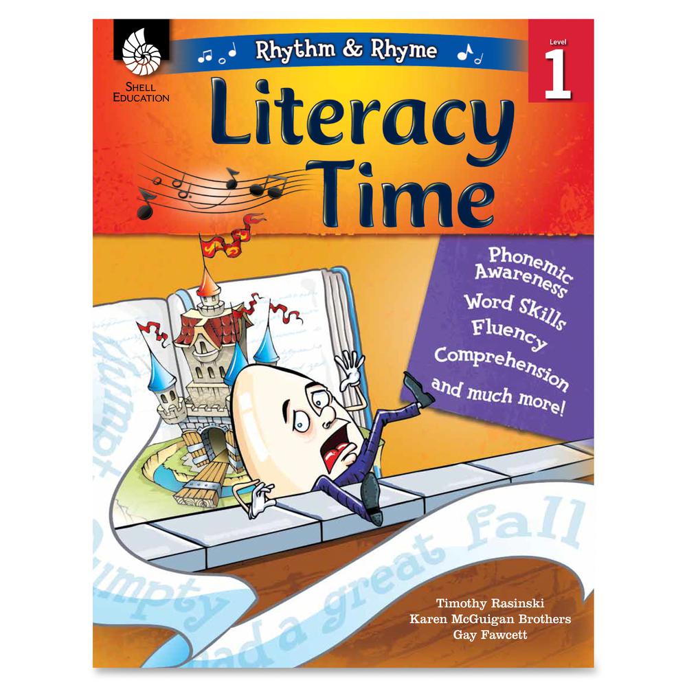 Shell Education Literacy Time Rhythm/Rhyme Level 1 Resource Book Printed Book by Timothy Rasinski, Karen McGuigan Brothers, Gay Fawcett - Shell Educational Publishing Publication - Book - Grade 1. Picture 2