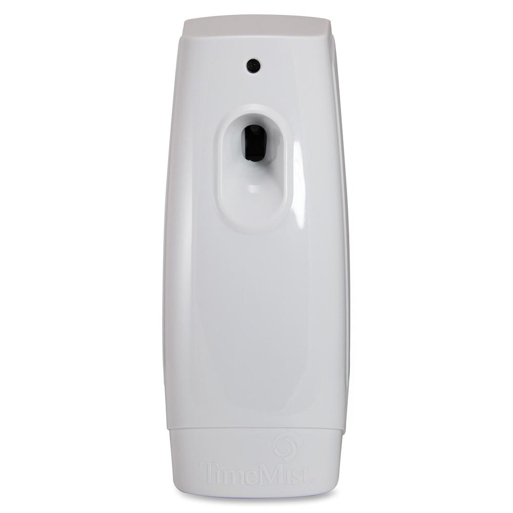 TimeMist Classic Metered Aerosol Dispenser - 0.25 Hour Medium - 30 Day(s) Refill Life - 44883.12 gal Coverage - 2 x AA Battery (sold separately) - 1 Each - White. Picture 2