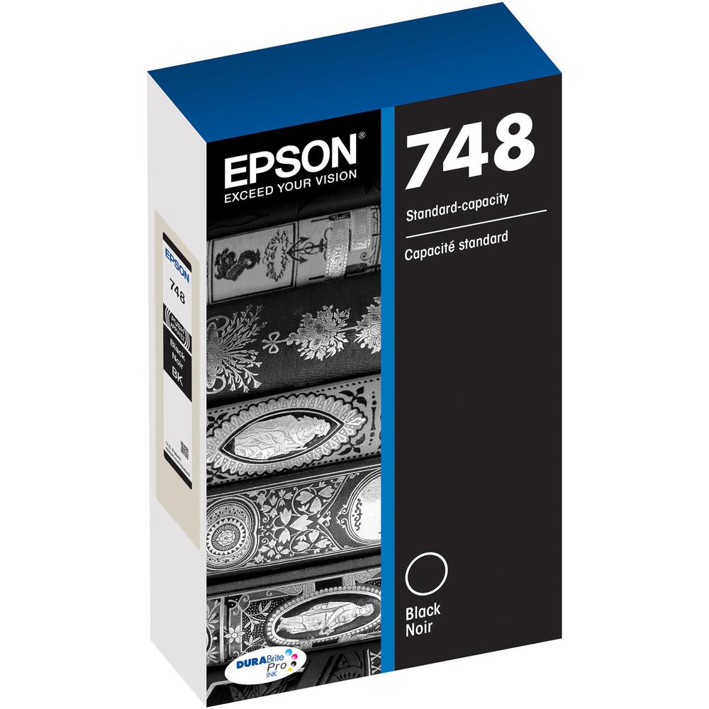 Epson DURABrite Pro 748 Original Ink Cartridge - Black - Inkjet - Standard Yield - 2500 Pages - 1 Each. Picture 4