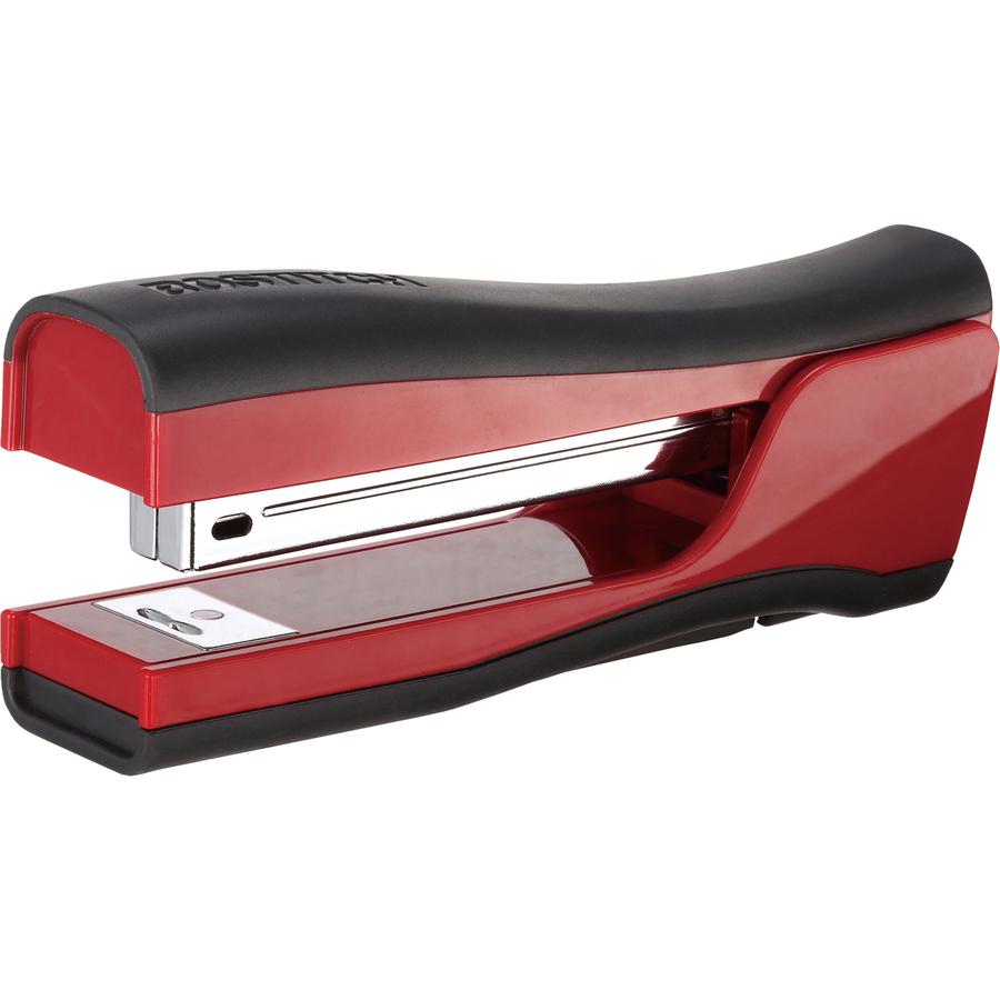 Bostitch Dynamo Stapler - 20 of 20lb Paper Sheets Capacity - 210 Staple Capacity - Full Strip - 1/4" Staple Size - 1 Each - Red. Picture 12