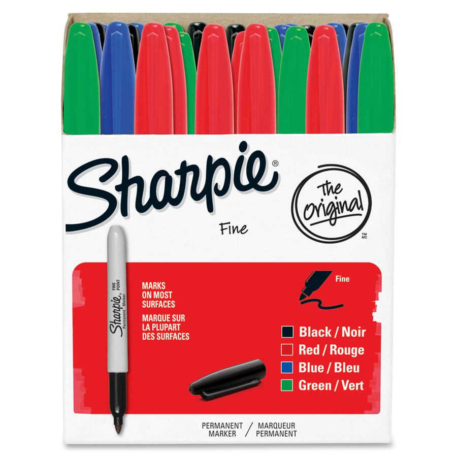 Sharpie Pen-style Permanent Marker - Fine Marker Point - Assorted Alcohol Based Ink - 36 / Pack. Picture 3