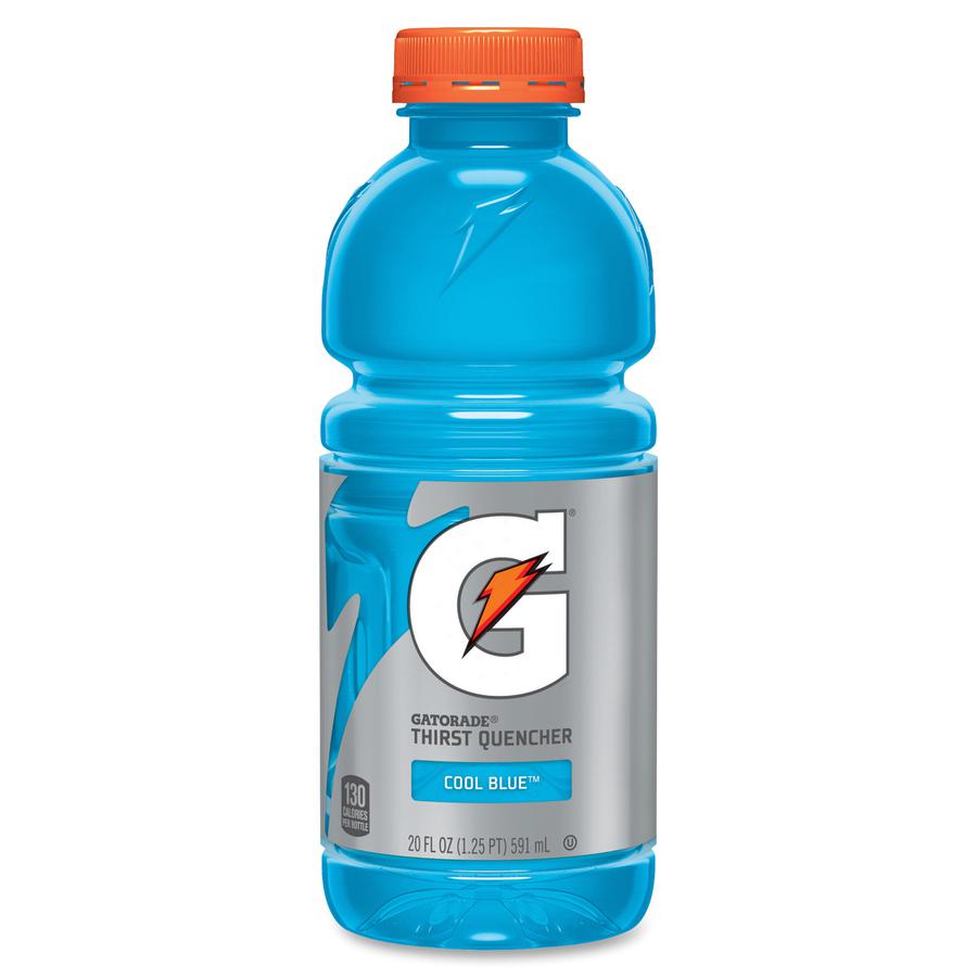 Gatorade Cool Blue Thirst Quencher - 20 fl oz (591 mL) - Bottle - 24 / Carton. Picture 2