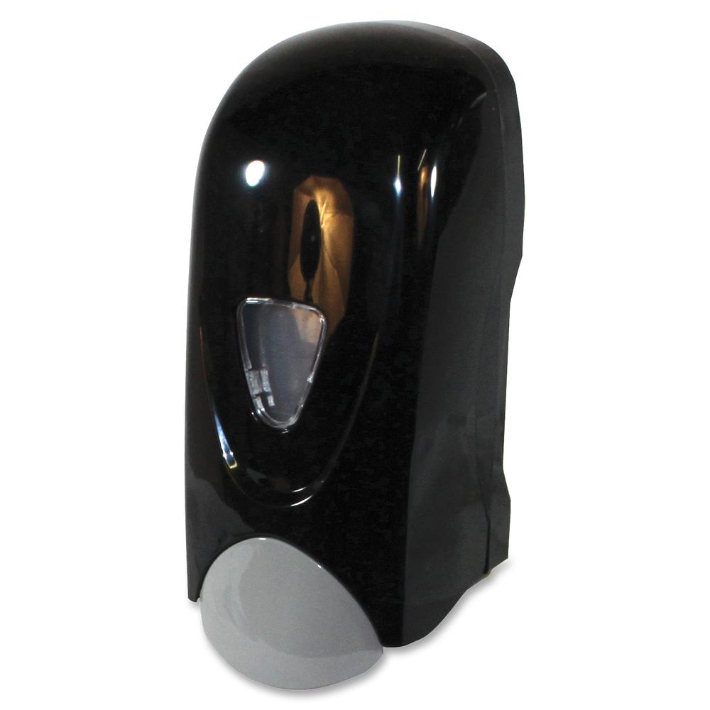 Genuine Joe Foam Soap Dispenser - Manual - 1.06 quart Capacity - Black, Gray - 1Each. Picture 3