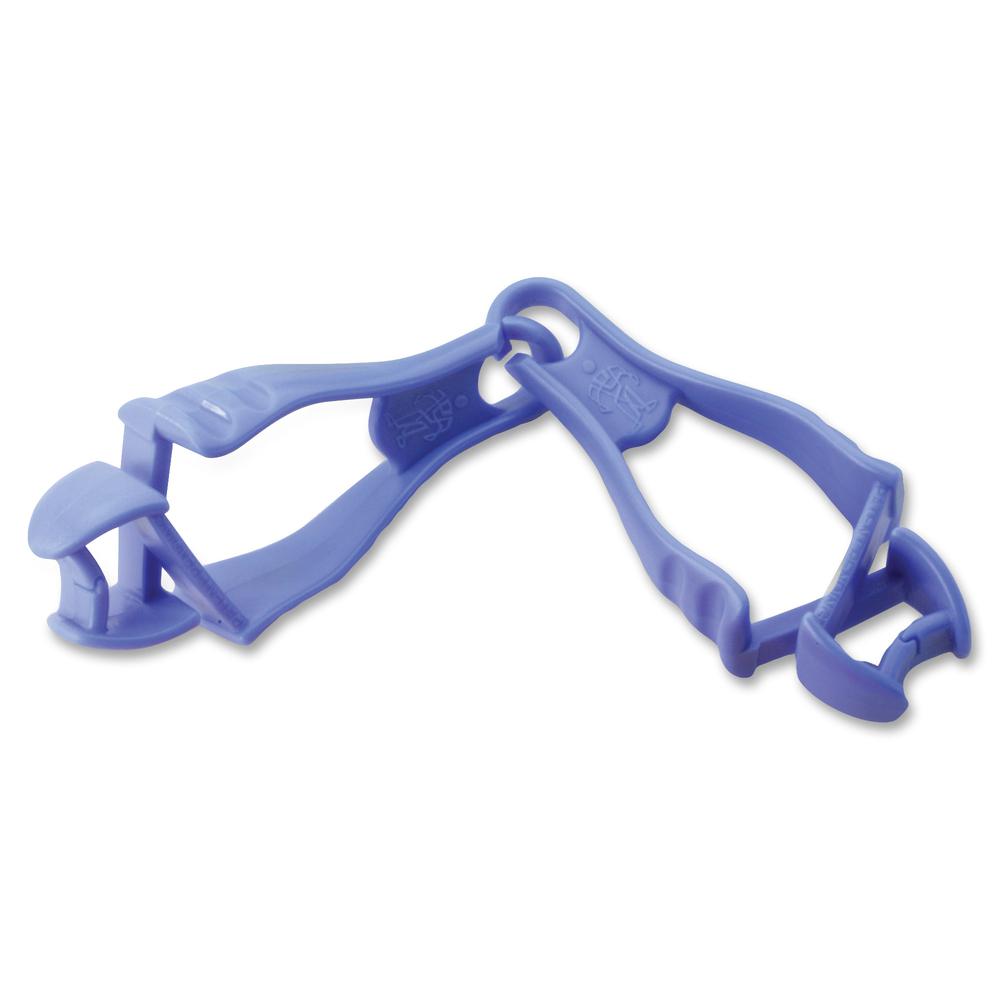 Ergodyne Squids Grabber Clip - for Cloth, Carpentry, Mining, Gloves, Multipurpose, Roofing, Construction - Detachable, Durable, Lightweight, Non-conductive - 1Each - Blue. Picture 2