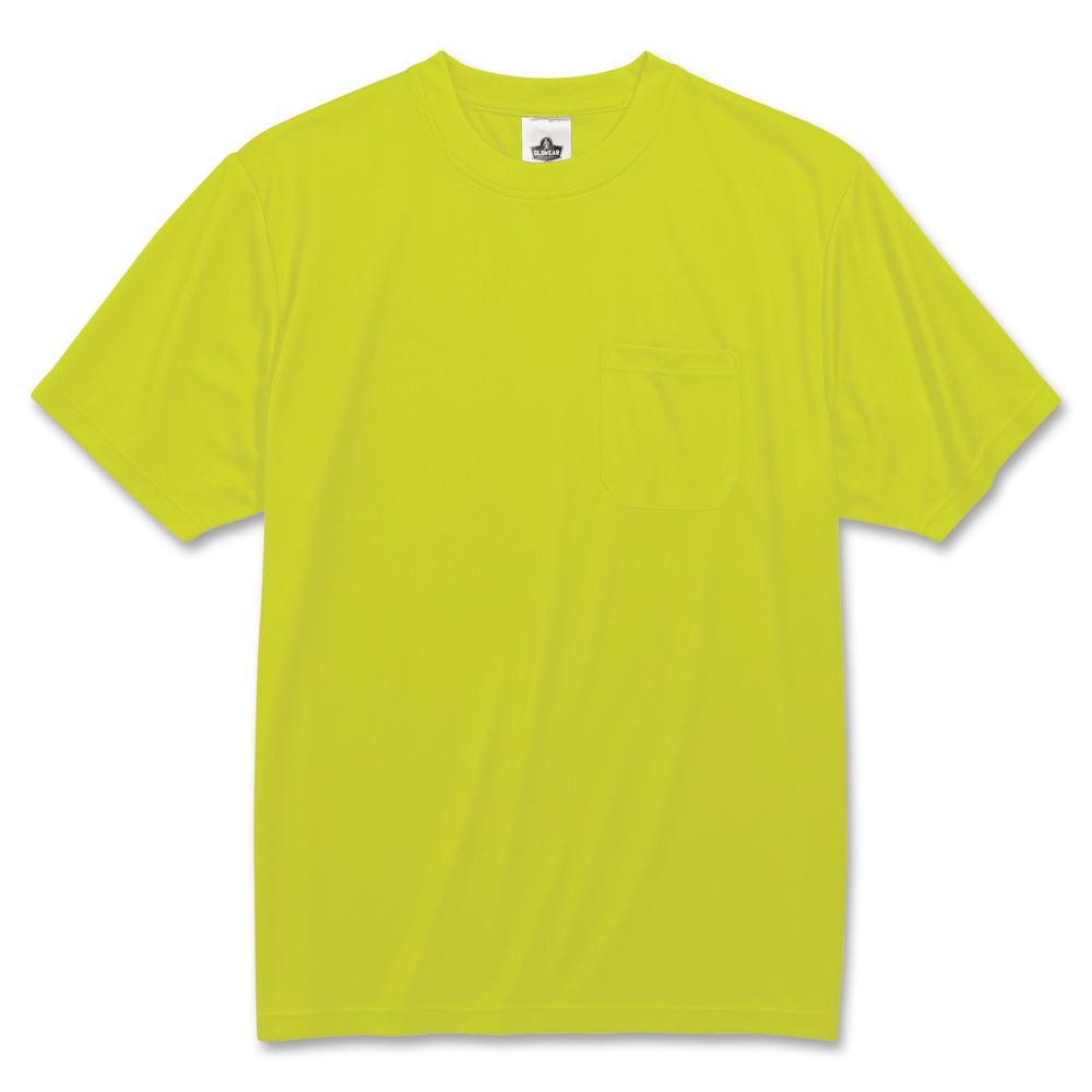 GloWear Non-certified Lime T-Shirt - Extra Large (XL) Size. Picture 2