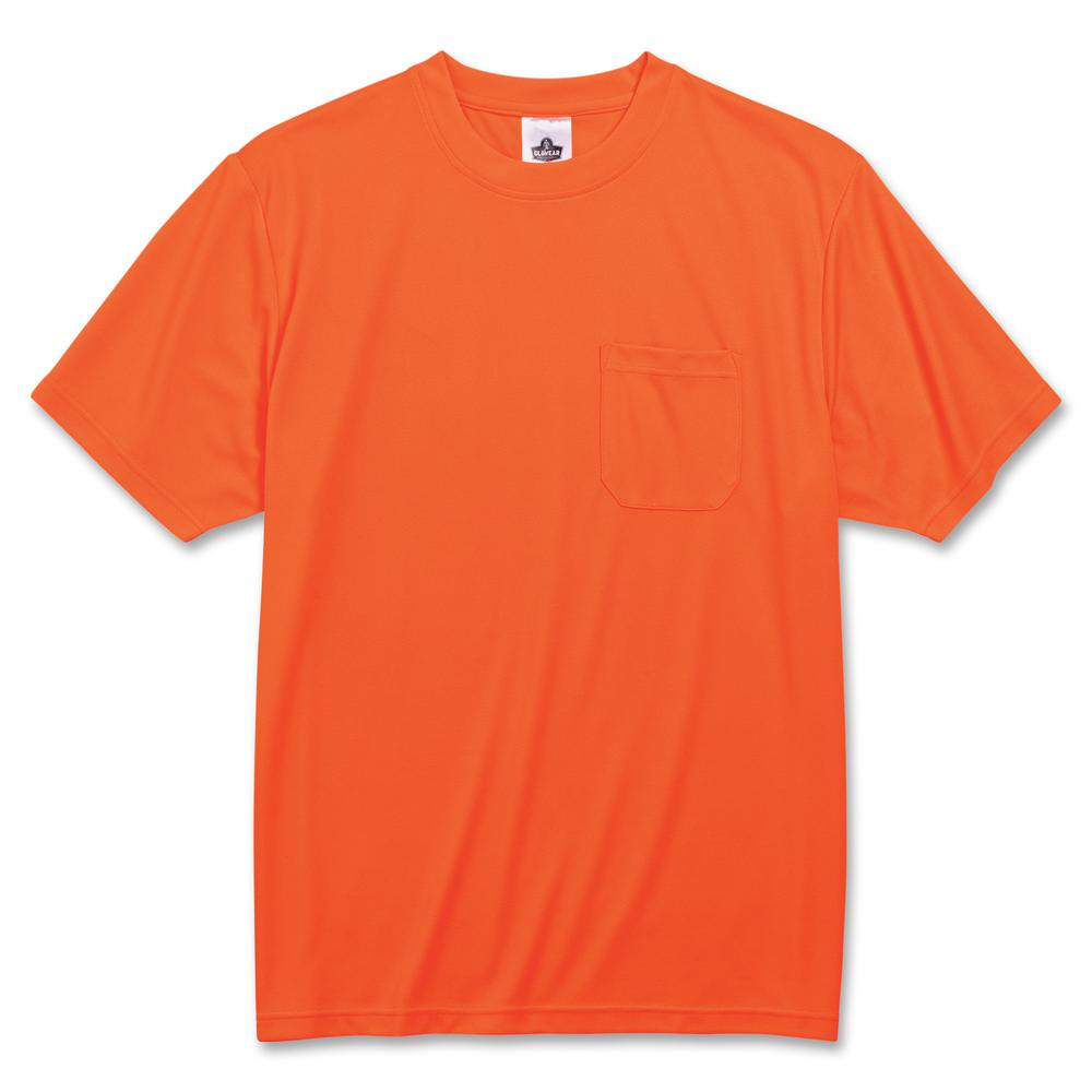 GloWear Non-certified Orange T-Shirt - Medium Size. Picture 2