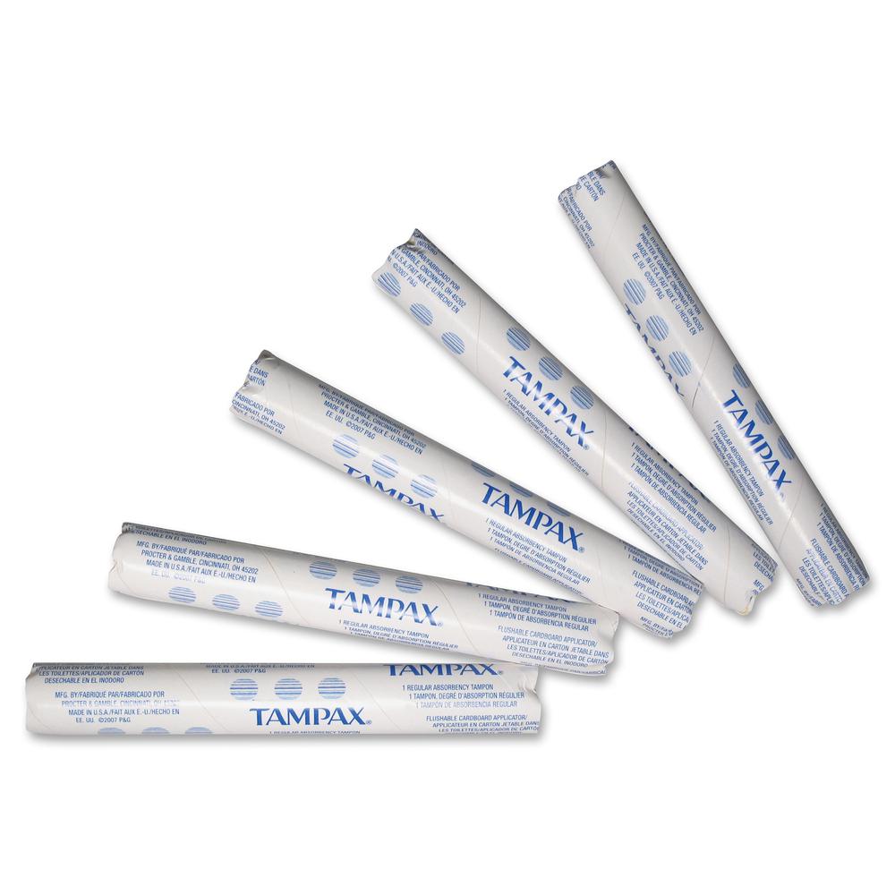 Tampax Vending Machine Tampons - 500 / Carton - Individually Wrapped, Flushable. Picture 2