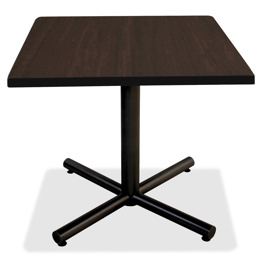 Lorell Hospitality Collection Tabletop - Square Top - 36" Table Top Length x 36" Table Top Width x 1" Table Top ThicknessAssembly Required - Espresso, High Pressure Laminate (HPL) - Particleboard - 1 . Picture 2