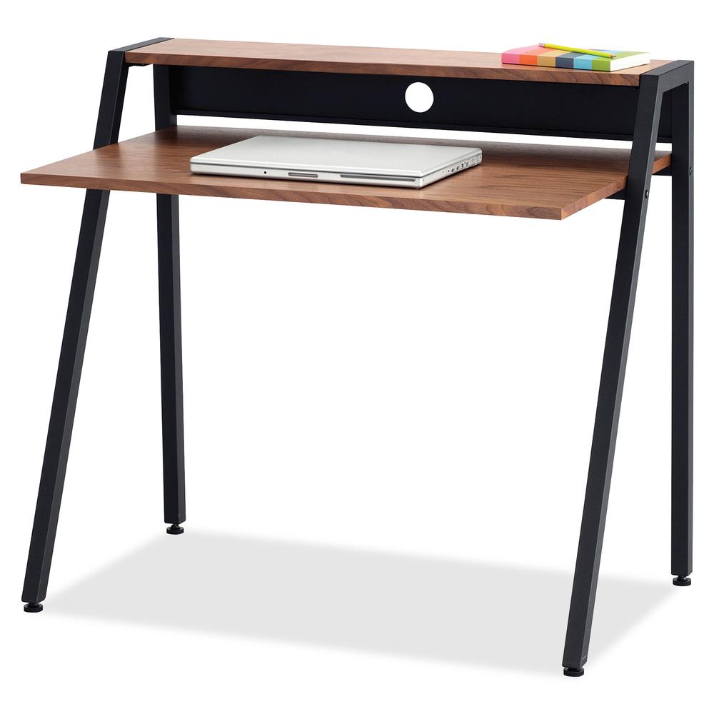 Safco Writing Desk - Rectangle Top - 37.75" Table Top Width x 22.75" Table Top Depth - 34.25" Height - Assembly Required - Natural. Picture 3