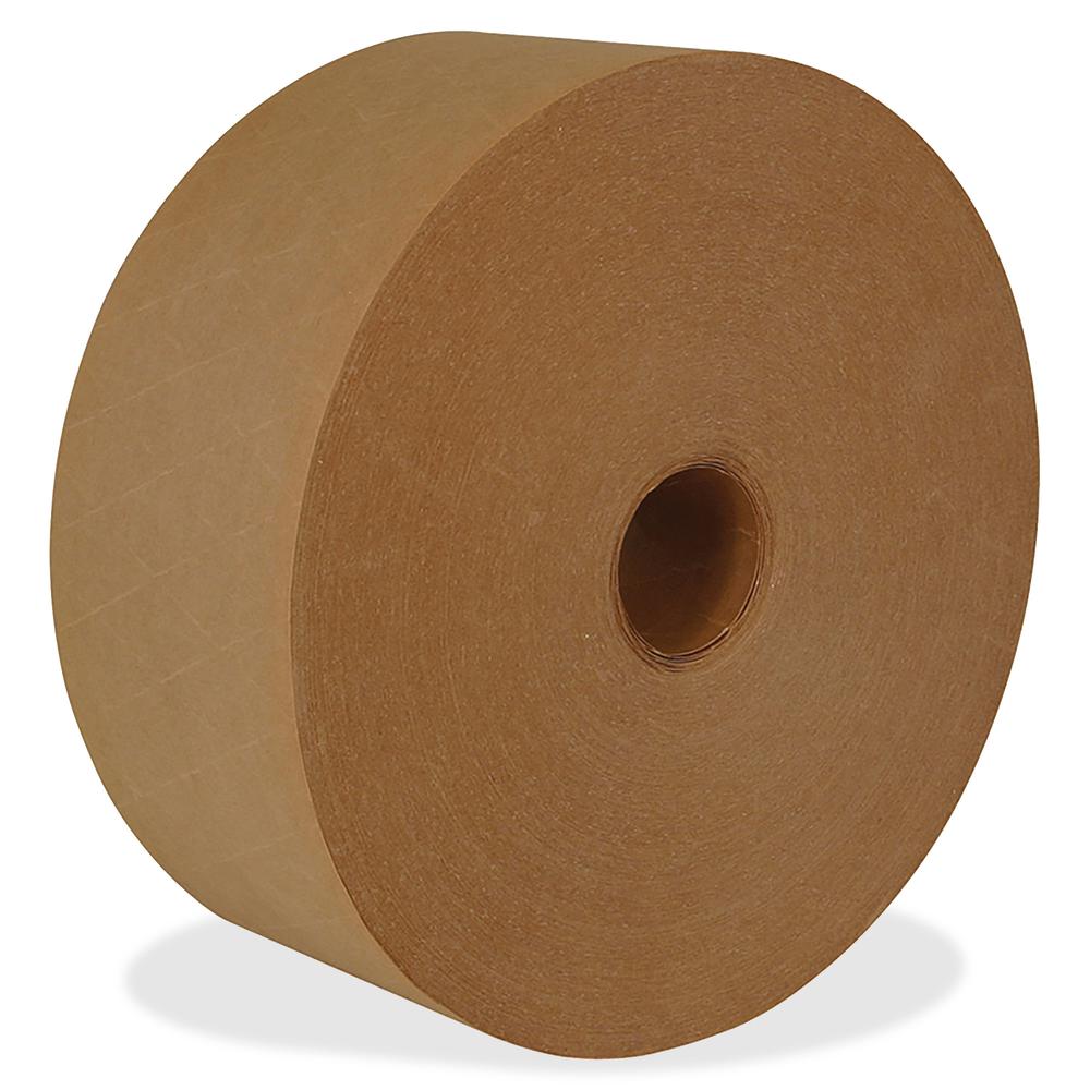 ipg Medium Duty Water-activated Tape - 200 yd Length x 3" Width - Weather Resistant - For Sealing, Packing - 10 / Carton - Natural. Picture 2