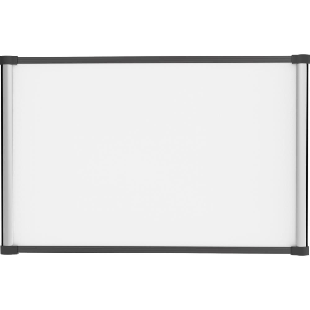 Lorell Magnetic Dry-erase Board - 36" (3 ft) Width x 24" (2 ft) Height - Aluminum Steel Frame - Rectangle - Magnetic - Marker Tray - 1 Each. Picture 3