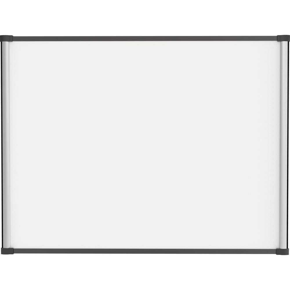 Lorell Magnetic Dry-erase Board - 48" (4 ft) Width x 36" (3 ft) Height - Aluminum Steel Frame - Rectangle - Magnetic - Marker Tray - 1 Each. Picture 2