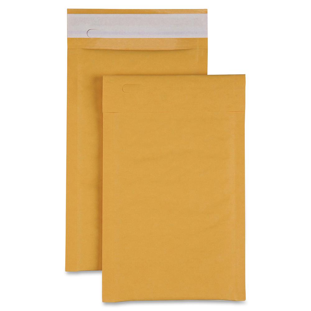 Sparco Size 0 Bubble Cushioned Mailers - Bubble - #0 - 6" Width x 10" Length - Self-sealing - Kraft - 200 / Carton - Kraft. Picture 2