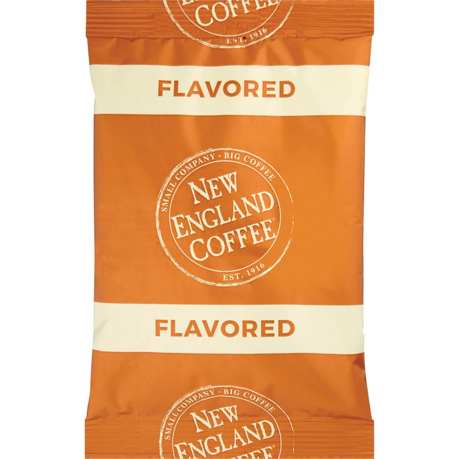 New England Coffee&reg; Portion Pack Hazelnut Creme Coffee - Light - 2.5 oz Per Pack - 24 - 24 / Carton. Picture 2