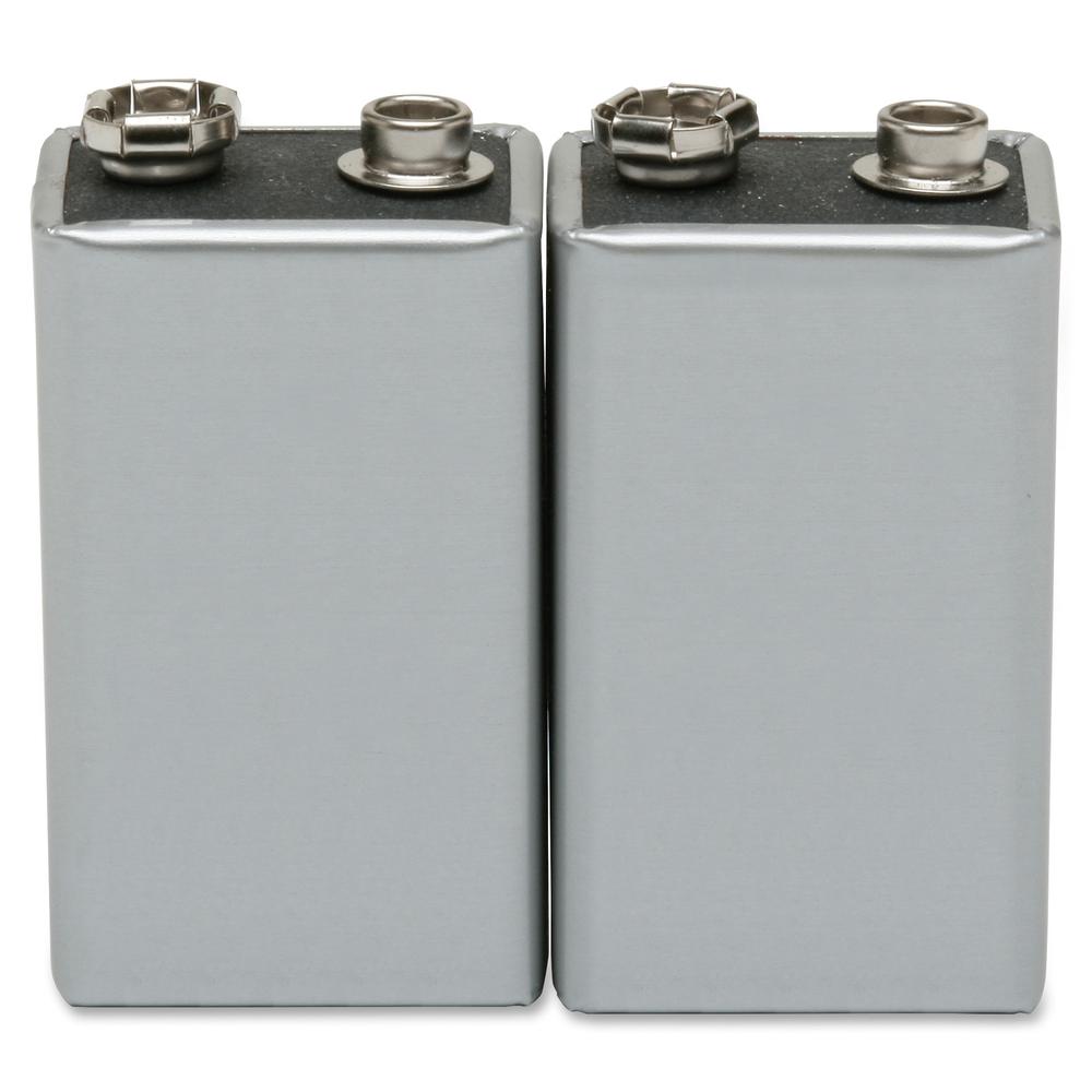 SKILCRAFT 9-volt Alkaline Batteries - For Multipurpose - 9V - 9 V DC - 2 / Pack. Picture 2