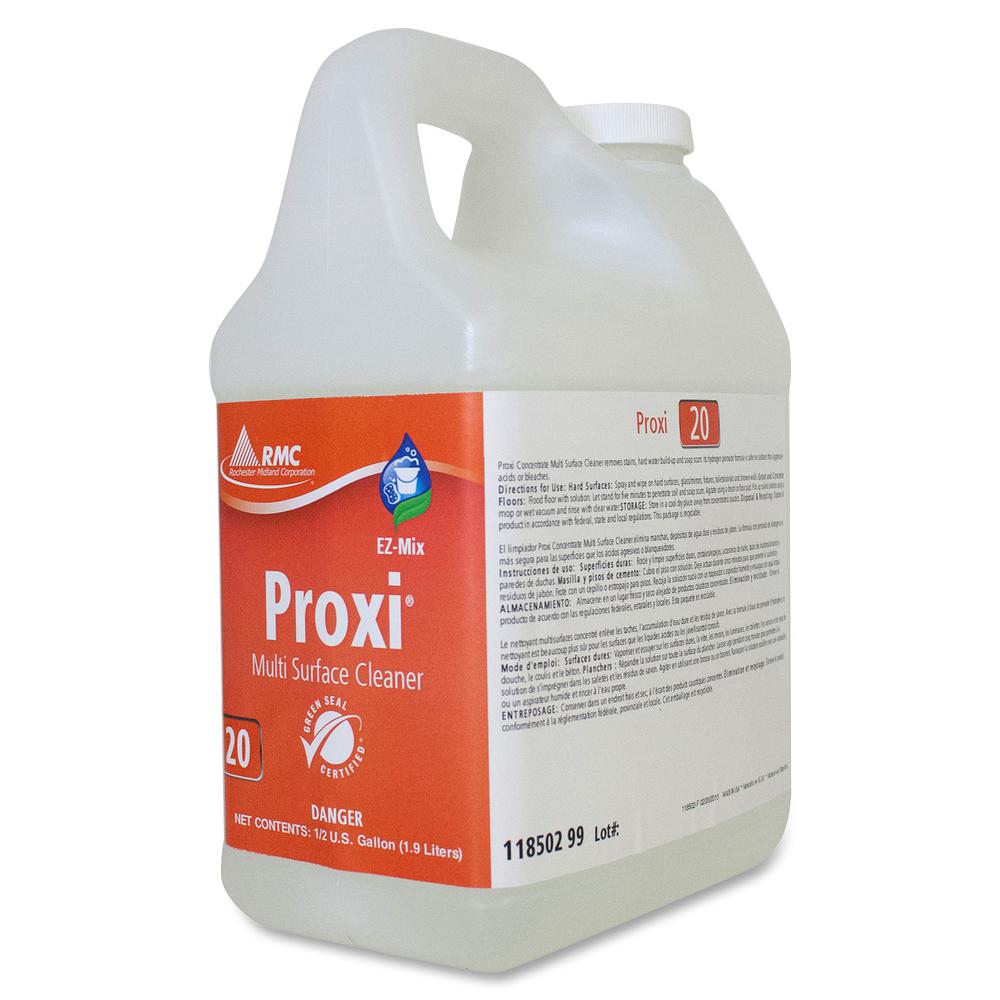 RMC Proxi Multi Surface Cleaner - For Multi Surface, Multipurpose - Concentrate - 64 fl oz (2 quart) - 4 / Carton - Residue-free - Clear. Picture 2