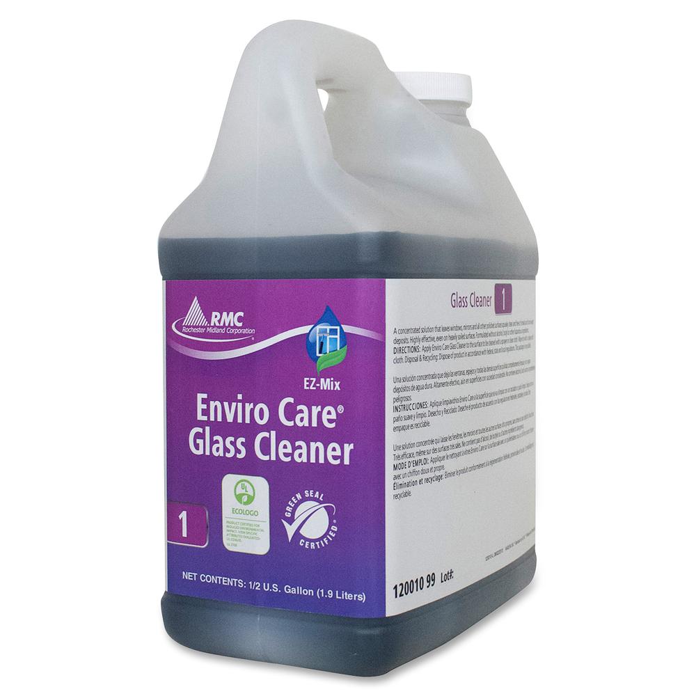 RMC Enviro Care Glass Cleaner - For Multipurpose, Multi Surface - Concentrate - 64.2 fl oz (2 quart) - 4 / Carton - Non-streaking, Alcohol-free, Non-corrosive, Ammonia-free, Petroleum Free, Bio-based . Picture 2