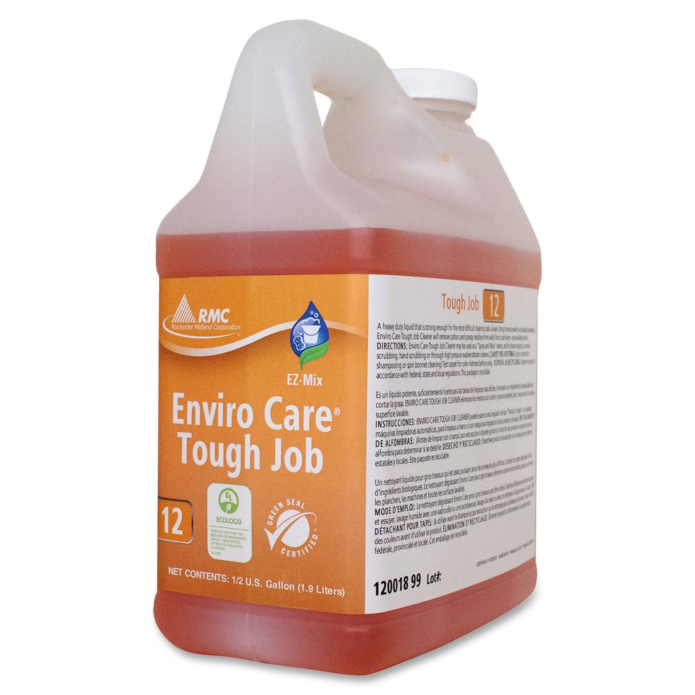 RMC Enviro Care Tough Job Cleaner - For Hard Surface - Concentrate - 64.2 fl oz (2 quart) - 4 / Carton - Heavy Duty, Bio-based - Orange. Picture 2